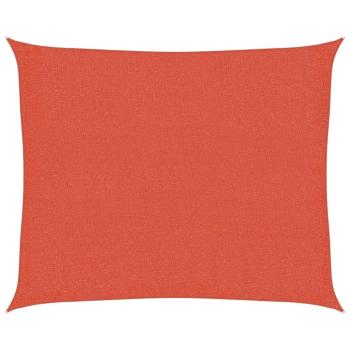 Sonnensegel 160 g/m² Terrakottarot 2,5x3 m HDPE