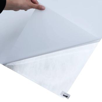 Fensterfolie Statisch Matt Weiß 90x1000 cm PVC