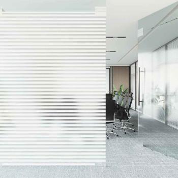 Fensterfolie Matt Streifenmuster 90x500 cm PVC