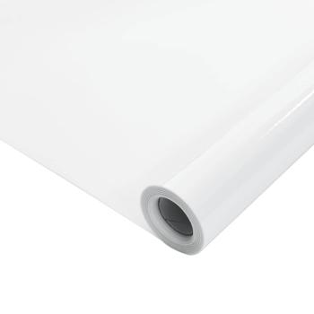 Fensterfolien 3 Stk. Statisch Matt Weiß PVC