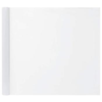 Fensterfolien 3 Stk. Statisch Matt Weiß PVC