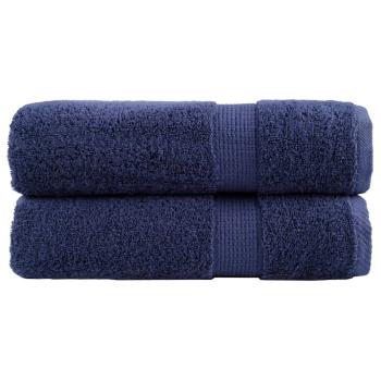 Premium Badetücher SOLUND 2 Stk. Marineblau 100x150 cm 600 g/m²