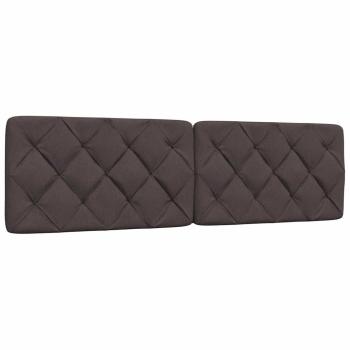 Kopfteil-Kissen Dunkelbraun 180 cm Stoff