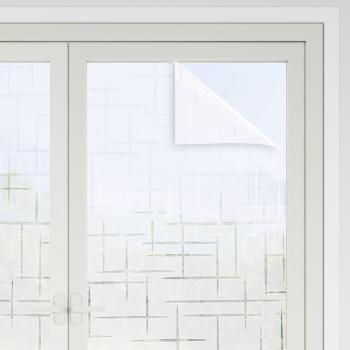 Fensterfolien 4 Stk. Matt Sternen-Muster PVC
