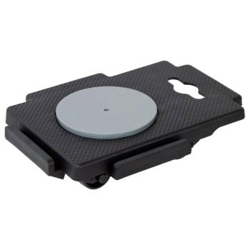 Transportroller mit 8 Rollen 8 Stk. Schwarz Polypropylen 150 kg