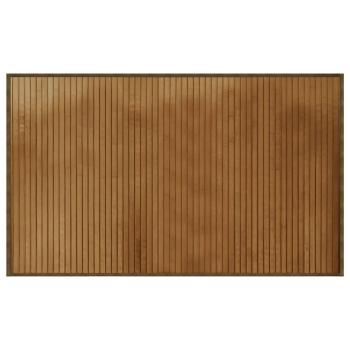 Teppich Rechteckig Braun 60x100 cm Bambus
