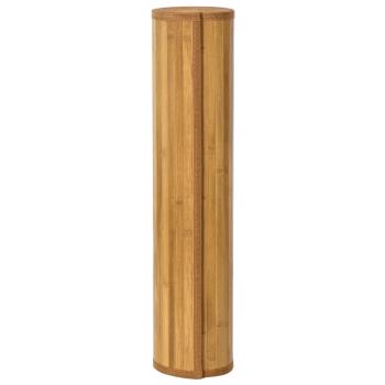 Teppich Rechteckig Natur 100x300 cm Bambus