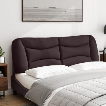 Kopfteil-Kissen "Hvar" Dunkelbraun 160 cm Stoff