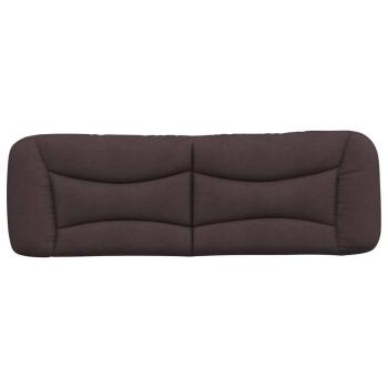 Kopfteil-Kissen "Hvar" Dunkelbraun 160 cm Stoff