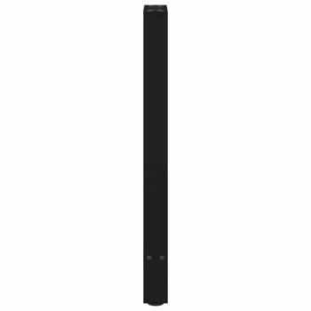 Konsolentischbeine Schwarz 2 Stk. 28x(72-73) cm Stahl