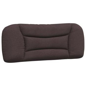 Bett mit Matratze "Hvar" Dunkelbraun 100x200 cm Stoff
