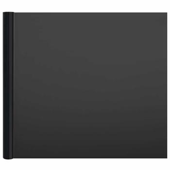 Fensterfolien 5 Stk. Statisch Matt Schwarz PVC
