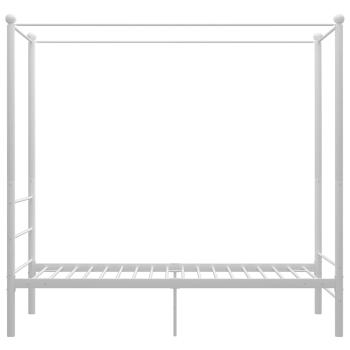 Himmelbett Weiß Metall 90x200 cm