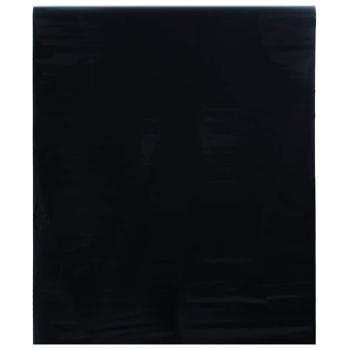Fensterfolie Statisch Matt Schwarz 90x2000 cm PVC