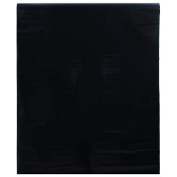 Fensterfolie Statisch Matt Schwarz 90x500 cm PVC