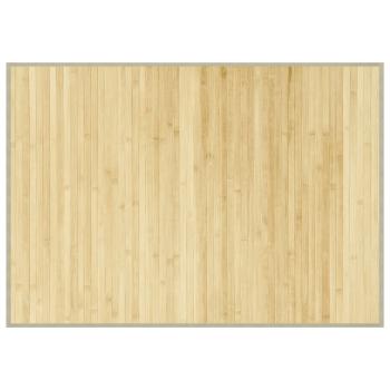 Teppich Rechteckig Hell Natur 70x100 cm Bambus