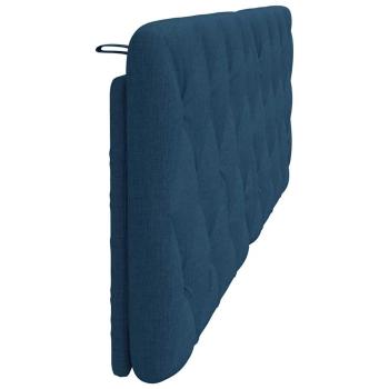 Kopfteil-Kissen Blau 160 cm Stoff