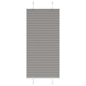 Plissee Anthrazit 60x100 cm Stoffbreite 59,4 cm Polyester