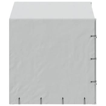 Outdoor-Hundezwinger mit Dach Silber 2x2x2,5 m Verzinkter Stahl