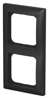 Busch-Jaeger Abdeckrahmen 2-fach balance SI 1722-915 matt schwarz