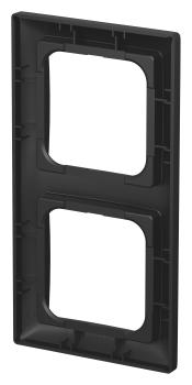 Busch-Jaeger Abdeckrahmen 2-fach balance SI 1722-915 matt schwarz