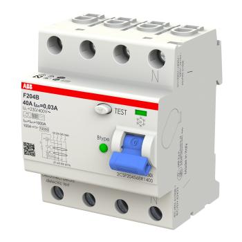 ABB FI-Schutzschalter 4-polig Typ B "F204B" 40 A 30 mA