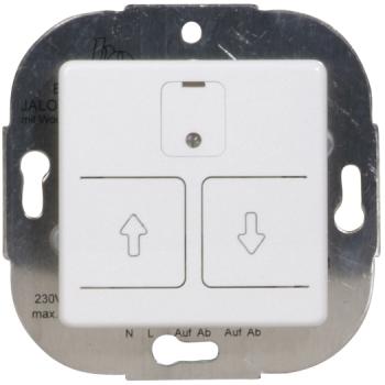 ARDEBO.de - Abdeckung für elektronischen Jalousieschalter polarweiß OPUS 55