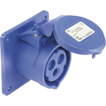ARDEBO.de - CEE-Anbaudose IP44, 3-polig, 230 V, 6 h, gerade 16 A 75 x 75 mm SiRoX