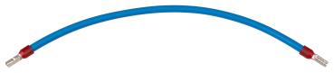 ARDEBO.de - Verdrahtungsbrücke 10 mm² blau 560 mm beidseitig mit 12 mm isolierter Aderendhülse