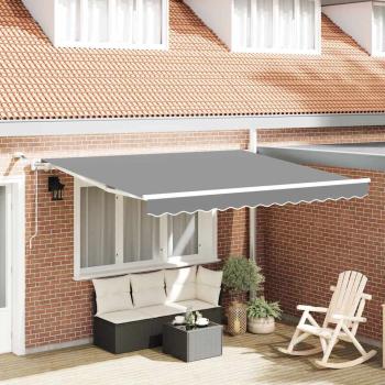 ARDEBO.de - Markisenrahmen Weiß 3 x 2,5 m Aluminium