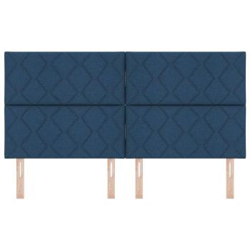 LED Kopfteil Hellgrau 180 cm Stoff
