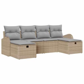 6 stk. Beige und Hellgrau