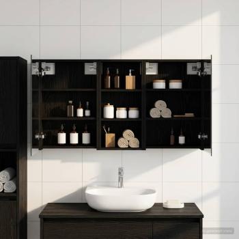 ARDEBO.de - Badezimmerschrank-Set 3 stk. 110 x 10,5 x 60,5 cm Holzwerkstoff