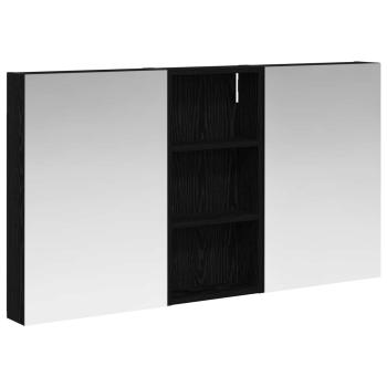 Badezimmerschrank-Set 3 stk. 110 x 10,5 x 60,5 cm Holzwerkstoff
