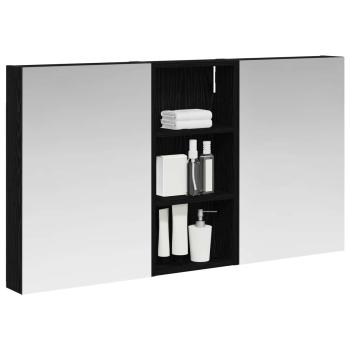 Badezimmerschrank-Set 3 stk. 110 x 10,5 x 60,5 cm Holzwerkstoff