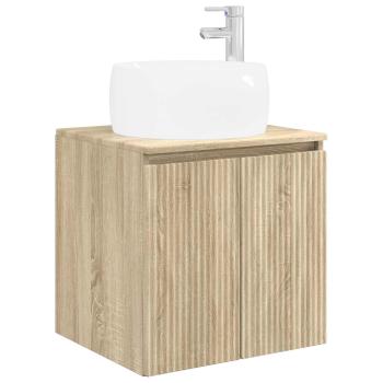Badezimmerschrank-Set 5 stk. Sonoma-Eiche Holzwerkstoff