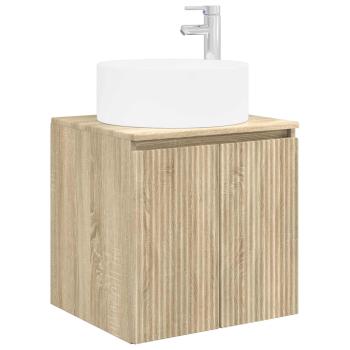 Badezimmerschrank-Set 5 stk. Sonoma-Eiche Holzwerkstoff
