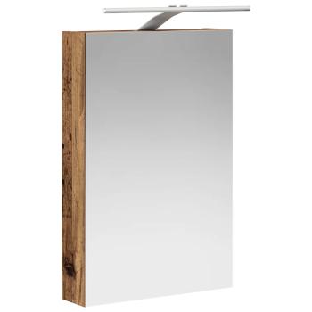 Badezimmerschrank-Set 5 stk. Altholz Holzwerkstoff