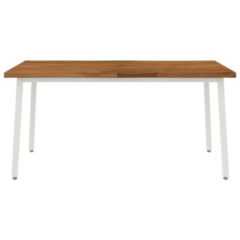 Live Edge Esstisch 160 x 70 x 75 cm Massivholz Akazie Natur