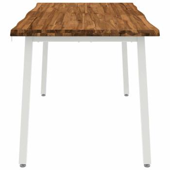 Live Edge Esstisch 160 x 70 x 75 cm Massivholz Akazie Natur