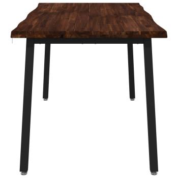 Live Edge Esstisch 160 x 80 x 75 cm Massivholz Akazie