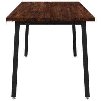 Quadratischer Esstisch 160 x 70 x 75 cm Massivholz Akazie
