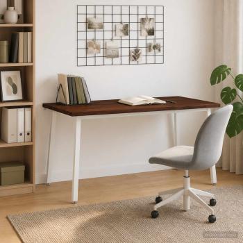 Quadratischer Esstisch 160 x 70 x 75 cm Massivholz Akazie