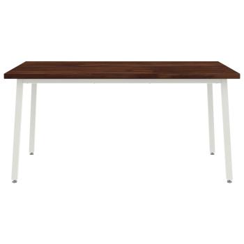 Quadratischer Esstisch 160 x 70 x 75 cm Massivholz Akazie