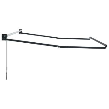 Ausziehbarer Sonnenschirmrahmen Anthrazit 300 x 250 cm