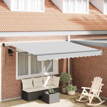 ARDEBO.de - Ausziehbarer Sonnenschirmrahmen Anthrazit 350 x 250 cm