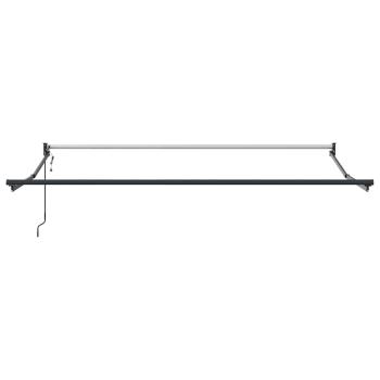 Ausziehbarer Sonnenschirmrahmen Anthrazit 350 x 250 cm