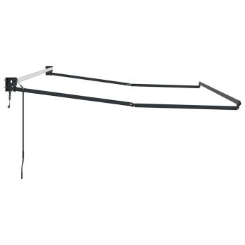 Ausziehbarer Sonnenschirmrahmen Anthrazit 350 x 250 cm
