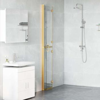 Walk-In Duschwand Gold 70 x 6,5 x 190 cm