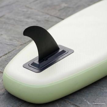 ARDEBO.de - SUP Fin 3,5 x 18 x 21,5 cm Nylon Schwarz